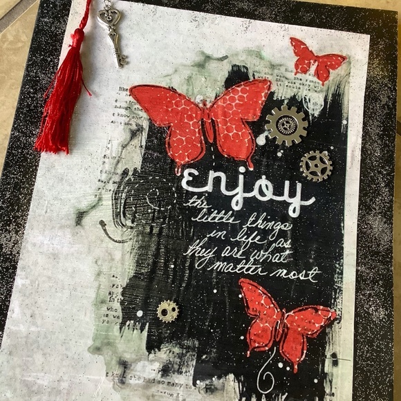 🌺 BUTTERFLY JOURNAL DIARY SPELL BOOK NOTES WRITING SCRAPBOOK NOTEBOOK STORY - Picture 6 of 11